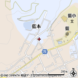 兵庫県三田市藍本4095周辺の地図