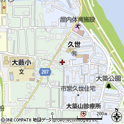 京都府京都市南区久世大藪町253周辺の地図