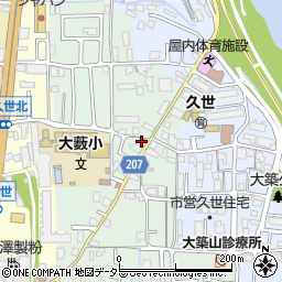 京都府京都市南区久世大藪町78周辺の地図