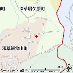 京都府京都市伏見区深草飯食山町30周辺の地図