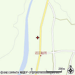 滋賀県甲賀市土山町鮎河1157周辺の地図