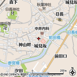 愛知県知多市日長神山畔118周辺の地図