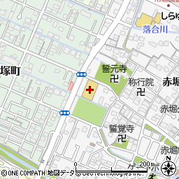 一号舘ときわ店周辺の地図