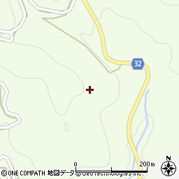 愛知県新城市門谷栃沢周辺の地図