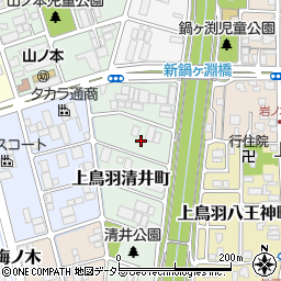 京都府京都市南区上鳥羽清井町240周辺の地図