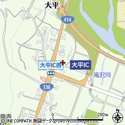 静岡県伊豆市大平236-1周辺の地図