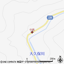 中島周辺の地図