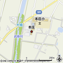 三田市立　本庄幼稚園周辺の地図