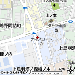 京都府京都市南区上鳥羽金仏町18周辺の地図
