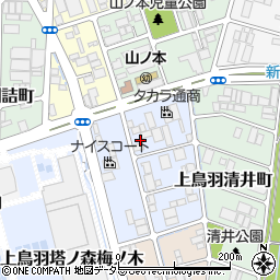 京都府京都市南区上鳥羽金仏町35周辺の地図