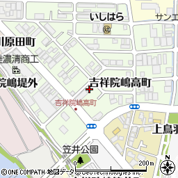 京都府京都市南区吉祥院嶋高町39周辺の地図