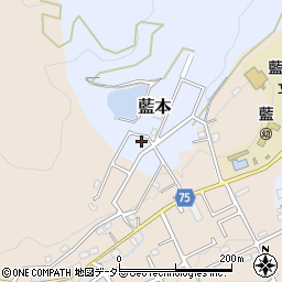兵庫県三田市藍本4091周辺の地図
