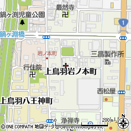 京都府京都市南区上鳥羽岩ノ本町261周辺の地図