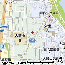 京都府京都市南区久世大藪町56周辺の地図