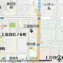 京都府京都市南区上鳥羽岩ノ本町305周辺の地図