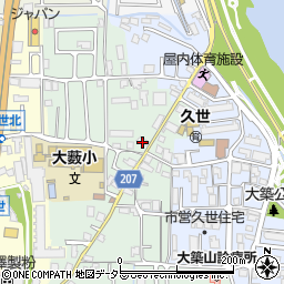 京都府京都市南区久世大藪町54周辺の地図