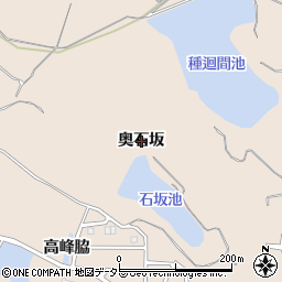 愛知県知多市日長奥石坂周辺の地図
