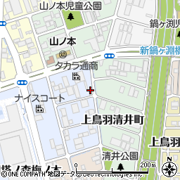 京都府京都市南区上鳥羽金仏町29周辺の地図