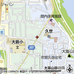 京都府京都市南区久世大藪町59周辺の地図