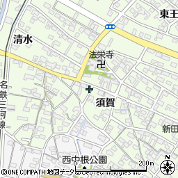 愛知県刈谷市小垣江町須賀周辺の地図