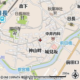 愛知県知多市日長神山畔49周辺の地図