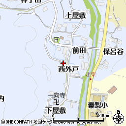 愛知県岡崎市才栗町西外戸周辺の地図