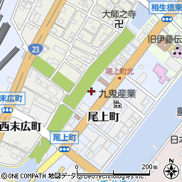 社団法人日本海事検定協会　四日市事業所周辺の地図