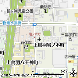 京都府京都市南区上鳥羽岩ノ本町230周辺の地図