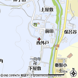 愛知県岡崎市才栗町（西外戸）周辺の地図