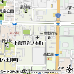 京都府京都市南区上鳥羽岩ノ本町278周辺の地図