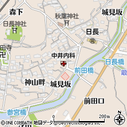 愛知県知多市日長神山畔123周辺の地図