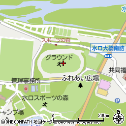 甲賀市陸上競技場（水口スポーツの森）周辺の地図