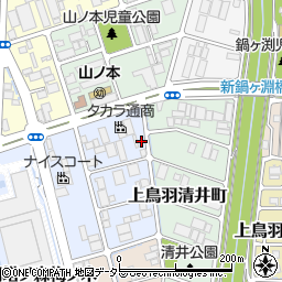京都府京都市南区上鳥羽金仏町28周辺の地図