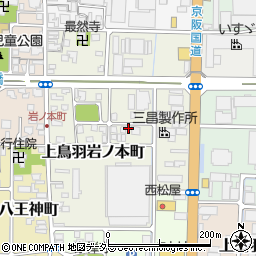 京都府京都市南区上鳥羽岩ノ本町279周辺の地図