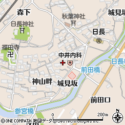 愛知県知多市日長神山畔120周辺の地図