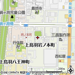 京都府京都市南区上鳥羽岩ノ本町254周辺の地図