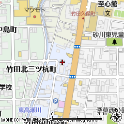 京都府京都市伏見区竹田中川原町353周辺の地図