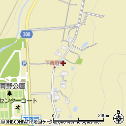 兵庫県三田市下青野365周辺の地図