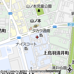 京都府京都市南区上鳥羽金仏町21周辺の地図