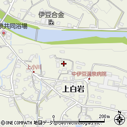 静岡県伊豆市上白岩1142-1周辺の地図