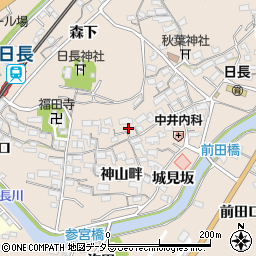 愛知県知多市日長神山畔24周辺の地図