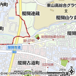京都府京都市伏見区醍醐廻り戸町周辺の地図