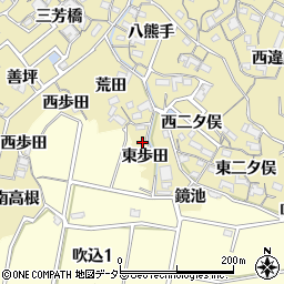 愛知県知多市岡田東歩田29-6周辺の地図