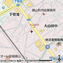 三河日産自動車株式会社　本社システム推進室周辺の地図