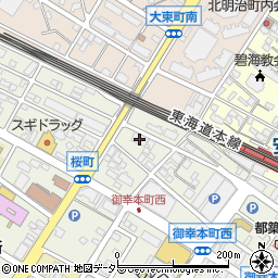 株式会社大嶽安城周辺の地図