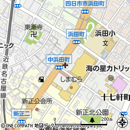 コスモ四日市国道ＳＳ周辺の地図