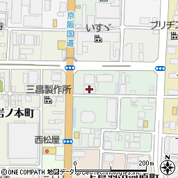 株式会社エネゲート京都事業所周辺の地図