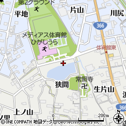 愛知県知多郡東浦町生路狭間95周辺の地図