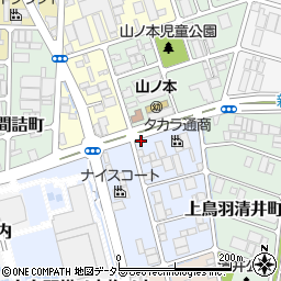 京都府京都市南区上鳥羽金仏町19周辺の地図