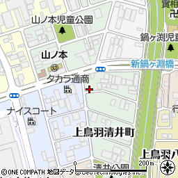 京都府京都市南区上鳥羽清井町230周辺の地図